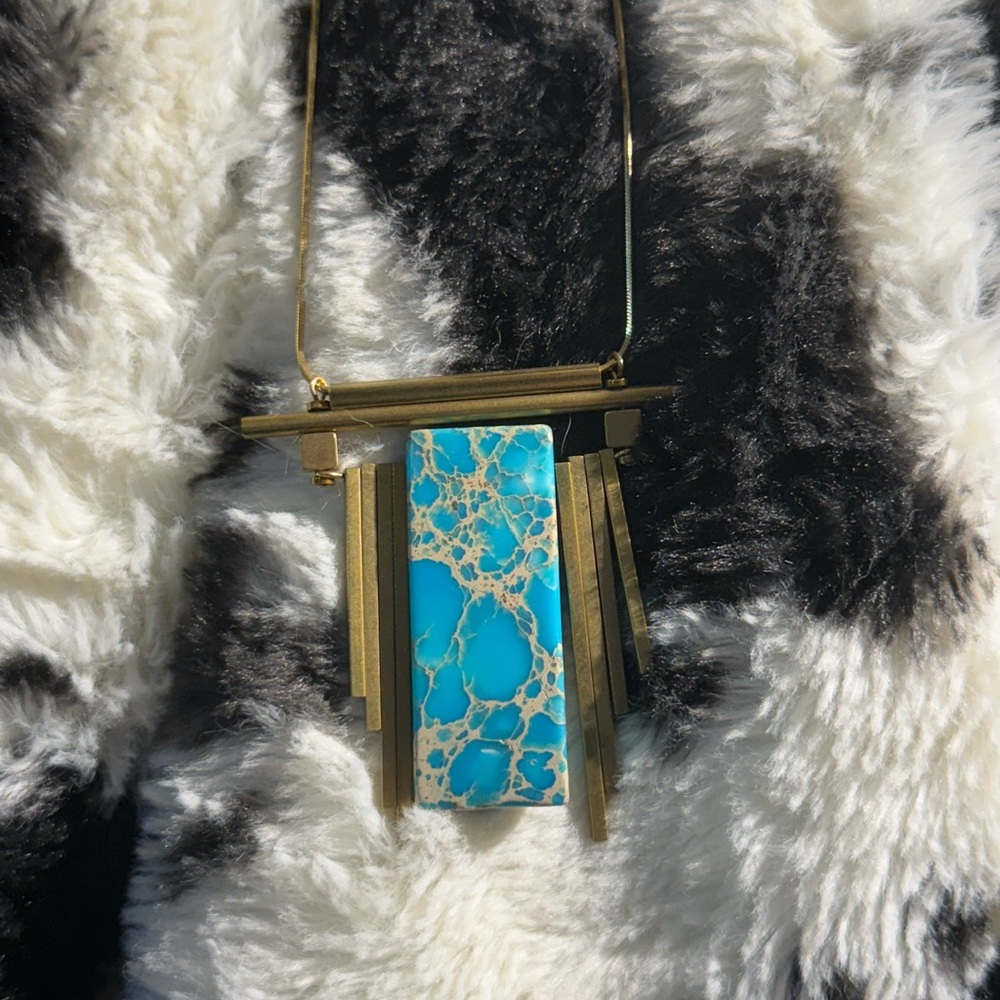 David Aubrey Adjustable Turquoise Necklace